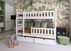 IGNAŚ 80x180 pink bunk bed Lano Furniture