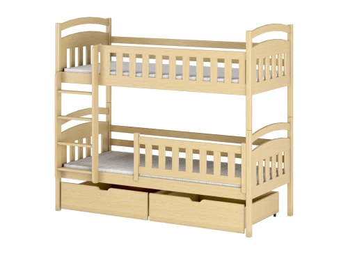 IGNAŚ 80x190 pine bunk bed Lano Furniture