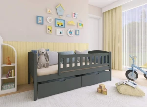 GUCIO 80x190 grey children’s bed Lano Furniture
