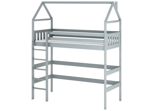 GLORIA 80x190 grey loft bed Lano Furniture