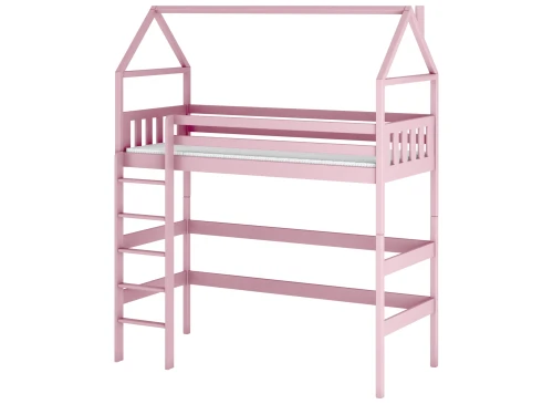 GLORIA 90x180 pink loft bed Lano Furniture