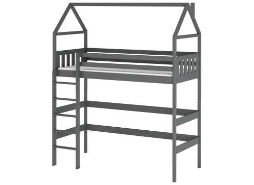 GLORIA 90x190 graphite loft bed Lano Furniture