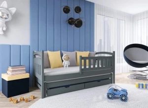 GALAXY 80x190 graphite bunk bed Lano Furniture
