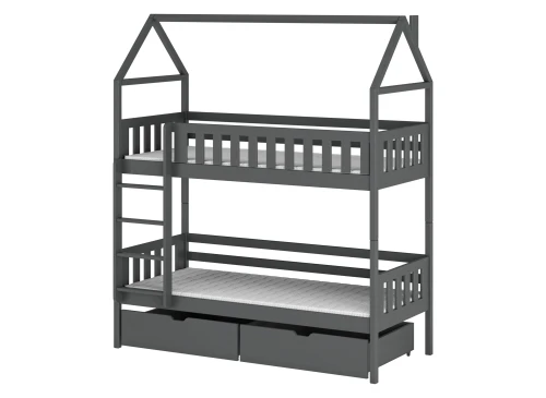 GAJA 80x170 graphite bunk bed Lano Furniture
