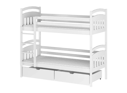 GABI 80x200 white bunk bed Lano Furniture