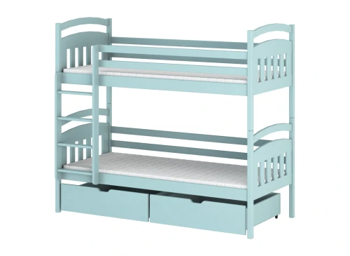 GABI 90x190 blue bunk bed Lano Furniture