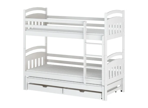 ALAN 80x200 white bunk bed Lano Furniture