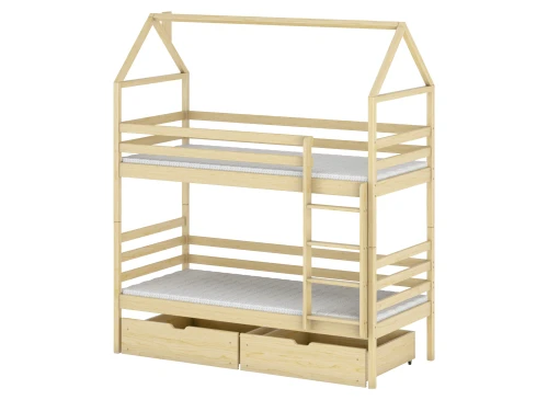 ALEX 80x190 pine bunk bed Lano Furniture