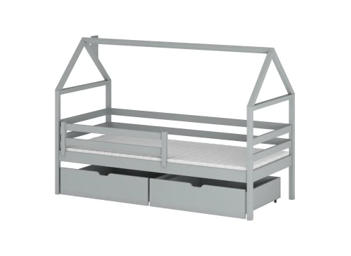 ARON 80x170 grey children's bed Lano Furniture