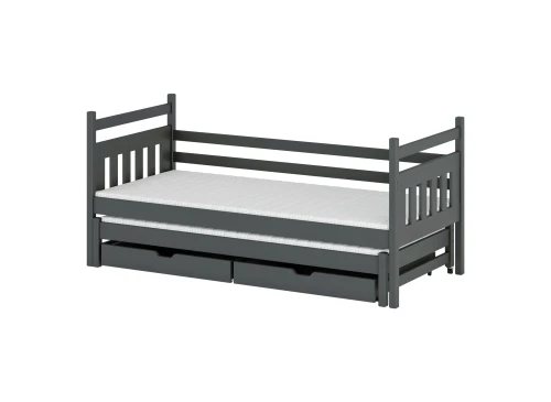 DANIEL 80x190 graphite bunk bed Lano Furniture