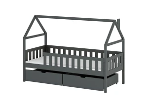 DOMI 90x180 grey children’s bed Lano Furniture