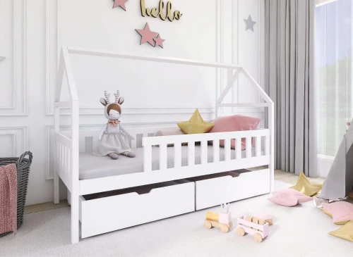 DOMI 90x190 white children’s bed Lano Furniture