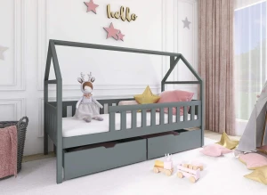 DOMI 90x200 grey children’s bed Lano Furniture