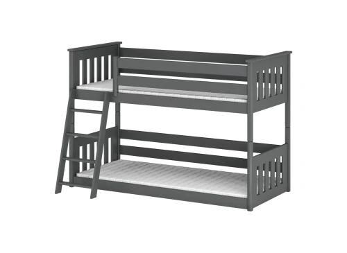 KEVIN 90x180 graphite bunk bed Lano Furniture