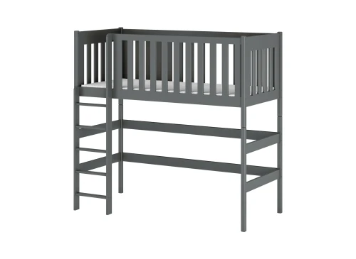 LAURA 80x160 graphite loft bed Lano Furniture