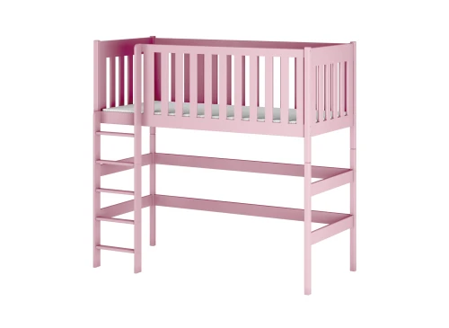 LAURA 80x180 pink loft bed Lano Furniture