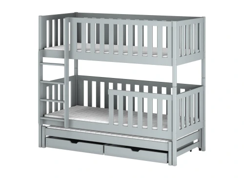 LEA 90x180 grey bunk bed Lano Furniture