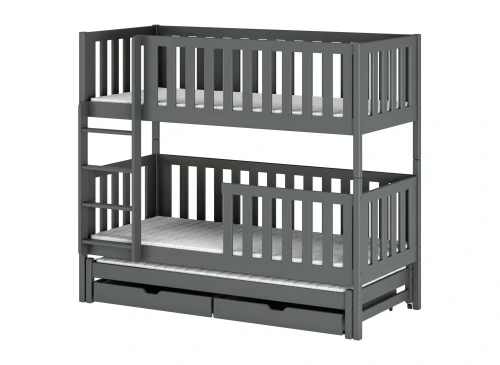 LEA 90x190 graphite bunk bed Lano Furniture