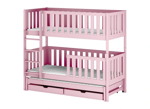 LEA 90x200 pink bunk bed Lano Furniture