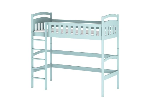 MIA 80x170 blue loft bed Lano Furniture