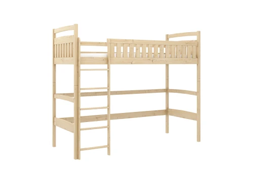 MIA 90x190 pine loft bed Lano Furniture