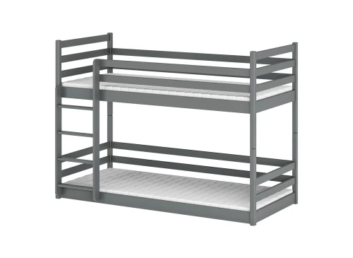 MINI 80x180 grey bunk bed Lano Furniture
