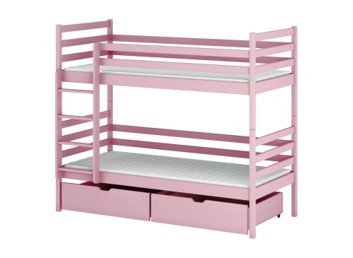 NEMO 90x200 pink bunk bed Lano Furniture