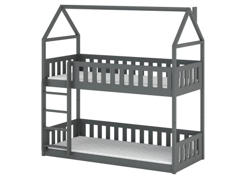 POLA 80x180 graphite bunk bed Lano Furniture