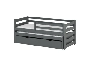SENSO 80x200 graphite bunk bed Lano Furniture