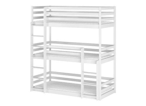 TED 80x200 white bunk bed Lano Furniture