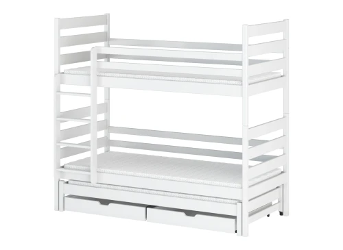 TOMI 80x160 white bunk bed Lano Furniture