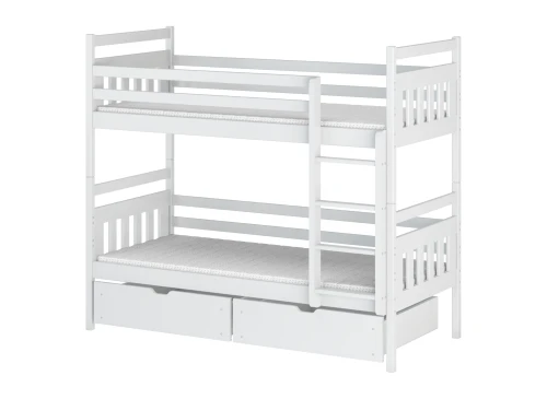 ADAŚ 90x190 white bunk bed Lano Furniture