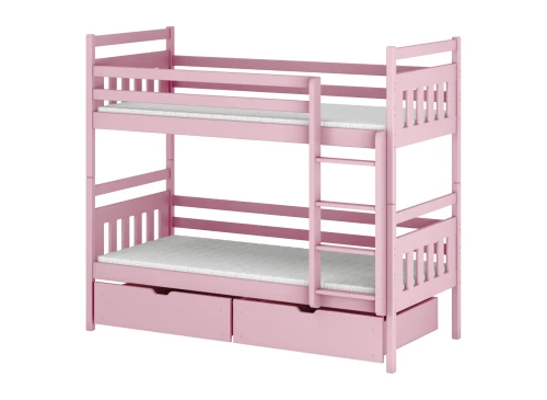 ADAŚ 90x190 pink bunk bed Lano Furniture