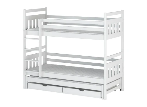 SEWERYN 90x190 white bunk bed Lano Furniture