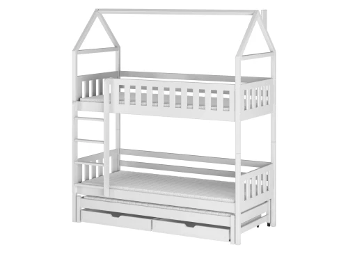 IGA 90x200 white house bed Lano Furniture