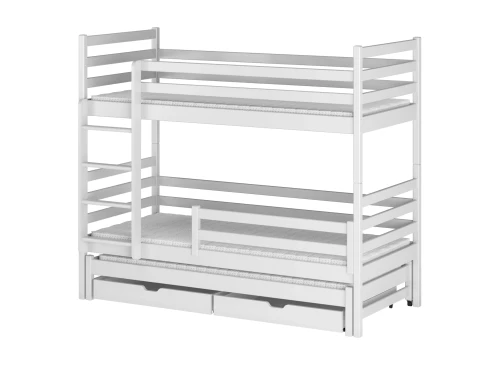 LUK 90x190 white bunk bed Lano Furniture