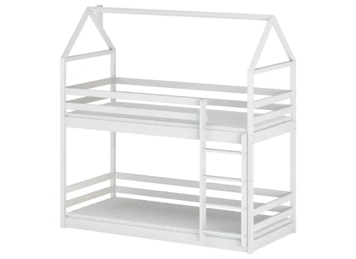 AXEL 90x190 white house bunk bed Lano Furniture