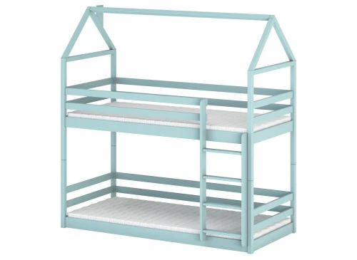 AXEL 90x190 blue house bunk bed Lano Furniture