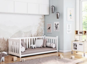 CONCEPT 80x190 pine montessori floor cot bed Lano Furniture