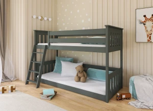 KEVIN 80x180 graphite bunk bed Lano Furniture