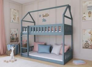 POLA 80x190 grey bunk bed Lano Furniture