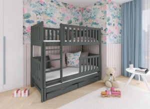 LEA 80x190 graphite bunk bed Lano Furniture