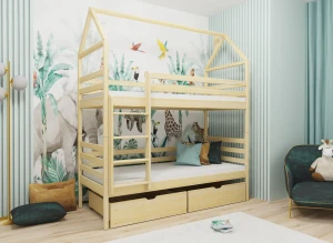 ALEX 80x200 pine bunk bed Lano Furniture