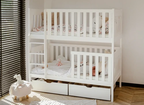 DAWID 80x190 white bunk bed Lano Furniture
