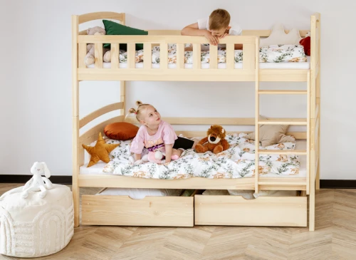 IGNAŚ 80x170 pine bunk bed Lano Furniture