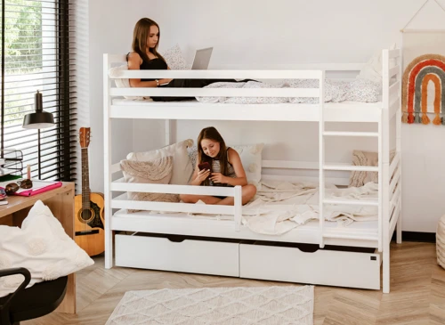 NEMO 80x180 white bunk bed Lano Furniture