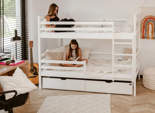 NEMO 80x180 white bunk bed Lano Furniture