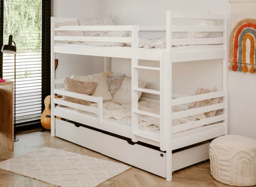 NEMO 80x180 white bunk bed Lano Furniture