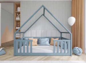 BEE 90x180 grey children's house bed Lano Furniture