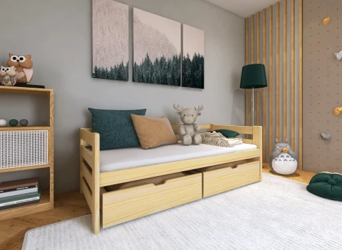 ERGO 80x170 pine children’s bed Lano Furniture